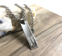 Load image into Gallery viewer, Personalized Mens Tag Necklace