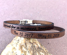 Load image into Gallery viewer, Personalized Thin Bracelet w/ Stainless Steel Clasp