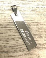 Load image into Gallery viewer, Personalized Mens Tag Necklace