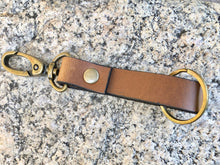Load image into Gallery viewer, Personalized Leather Keychain