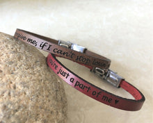 Load image into Gallery viewer, Custom Thin Bracelet w/ Stainless Steel Clasp