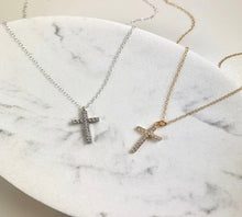 Load image into Gallery viewer, Dainty Cross Necklace